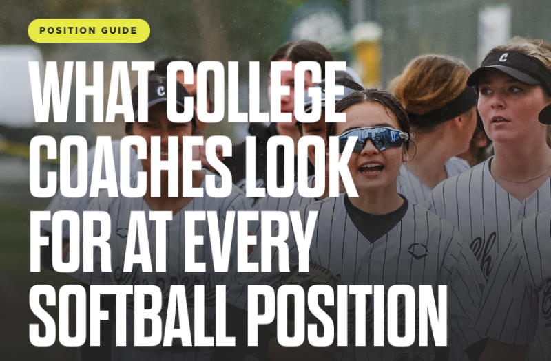 What College Coaches Look For At Every Softball Position